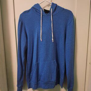 True Classic Men's Slim Fit Pullover Lightweight Hoodie Size L Light Blue